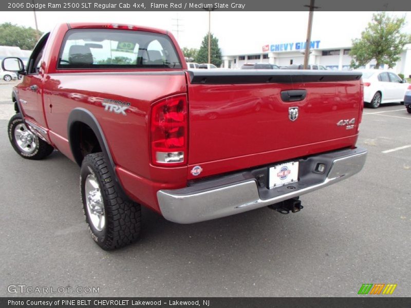 Flame Red / Medium Slate Gray 2006 Dodge Ram 2500 SLT Regular Cab 4x4
