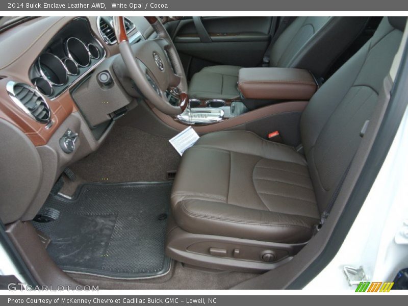 Front Seat of 2014 Enclave Leather AWD