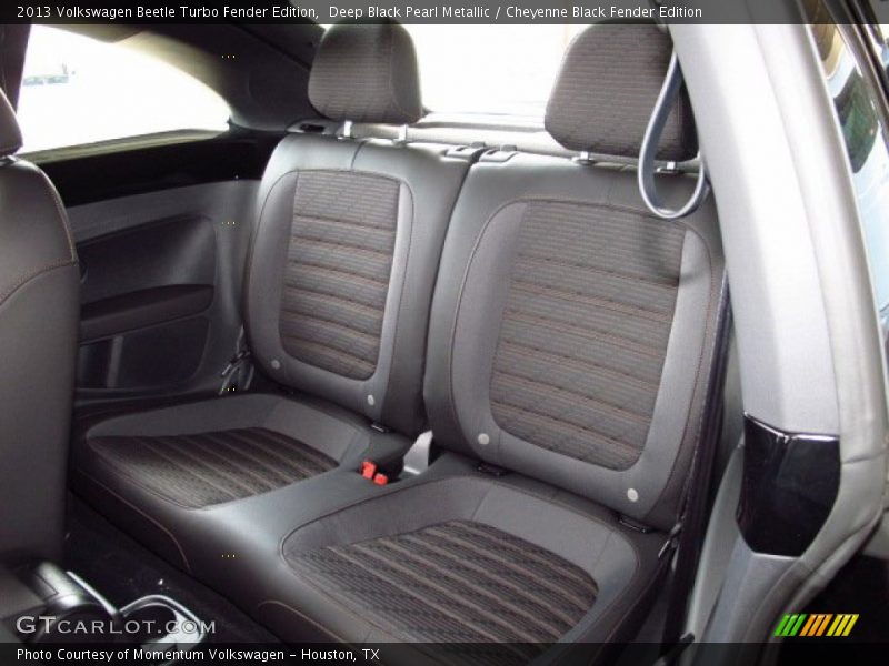 Rear Seat of 2013 Beetle Turbo Fender Edition