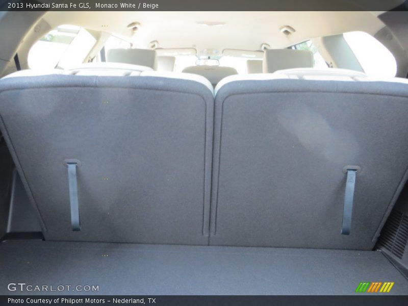 Monaco White / Beige 2013 Hyundai Santa Fe GLS