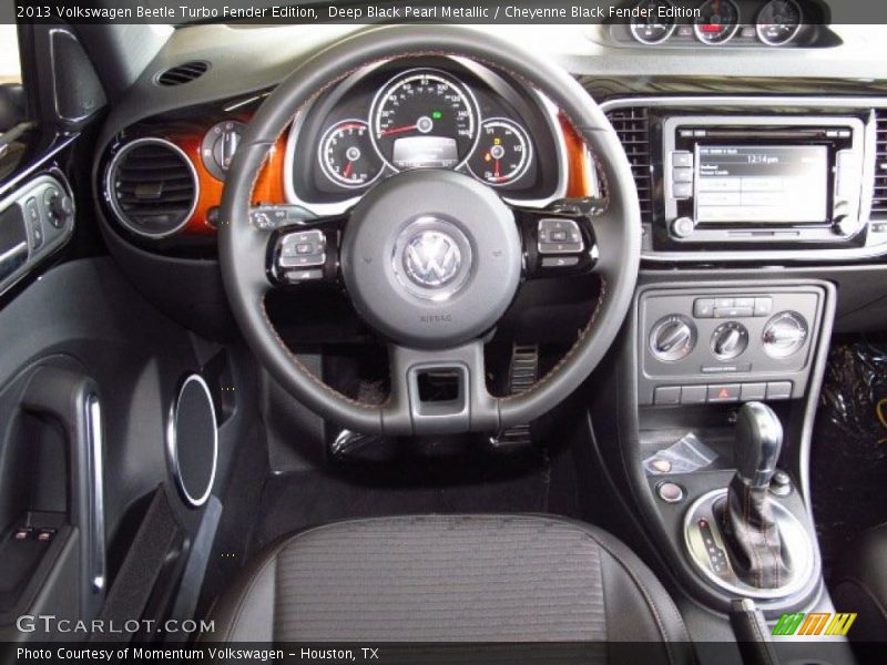 Dashboard of 2013 Beetle Turbo Fender Edition