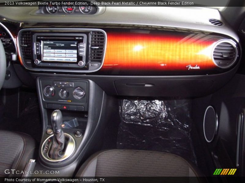 Dashboard of 2013 Beetle Turbo Fender Edition