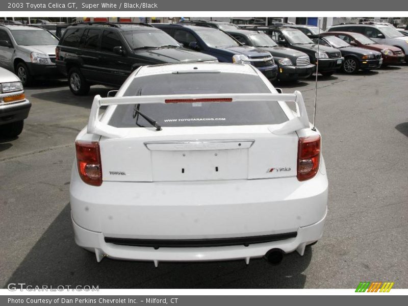 Super White / Black/Black 2003 Toyota Celica GT