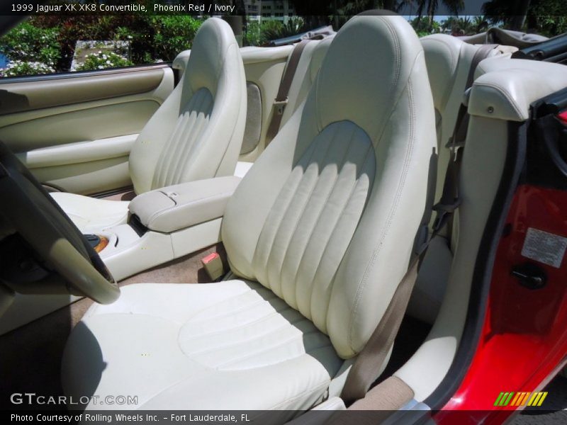 Phoenix Red / Ivory 1999 Jaguar XK XK8 Convertible