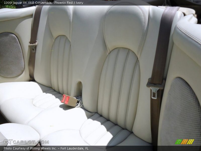 Phoenix Red / Ivory 1999 Jaguar XK XK8 Convertible