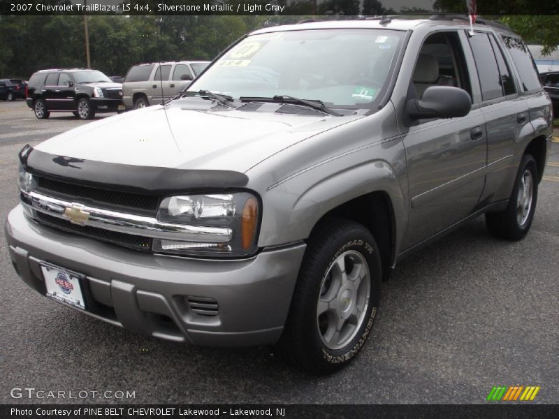 Silverstone Metallic / Light Gray 2007 Chevrolet TrailBlazer LS 4x4