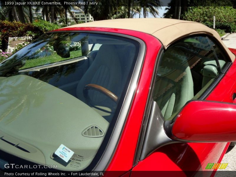 Phoenix Red / Ivory 1999 Jaguar XK XK8 Convertible