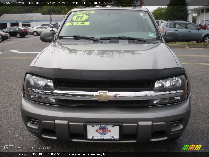 Silverstone Metallic / Light Gray 2007 Chevrolet TrailBlazer LS 4x4