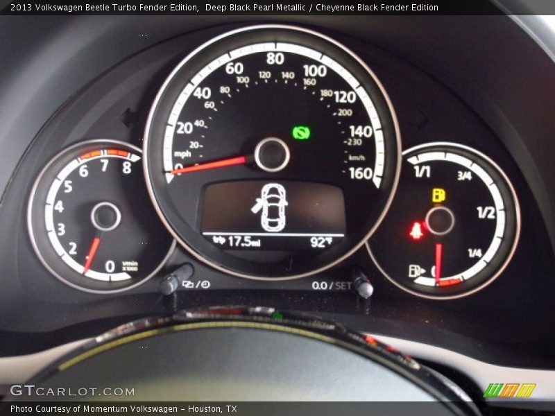  2013 Beetle Turbo Fender Edition Turbo Fender Edition Gauges
