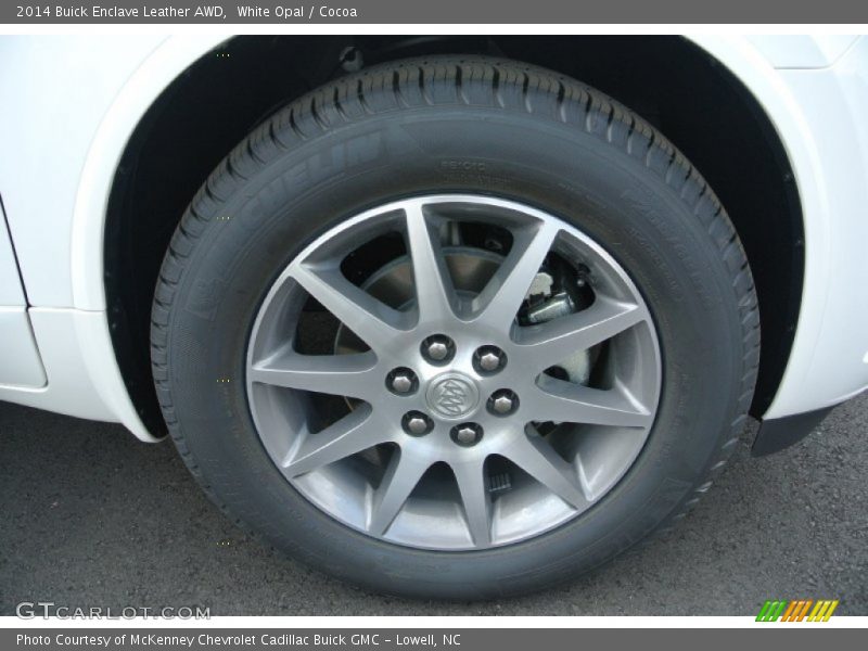 White Opal / Cocoa 2014 Buick Enclave Leather AWD