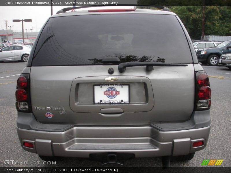 Silverstone Metallic / Light Gray 2007 Chevrolet TrailBlazer LS 4x4