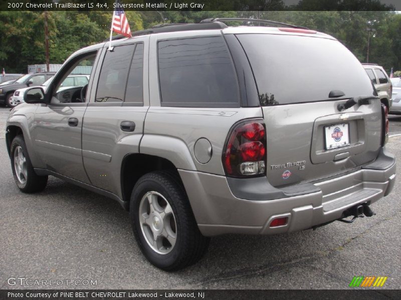 Silverstone Metallic / Light Gray 2007 Chevrolet TrailBlazer LS 4x4
