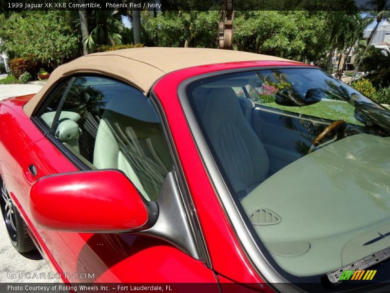 Phoenix Red / Ivory 1999 Jaguar XK XK8 Convertible