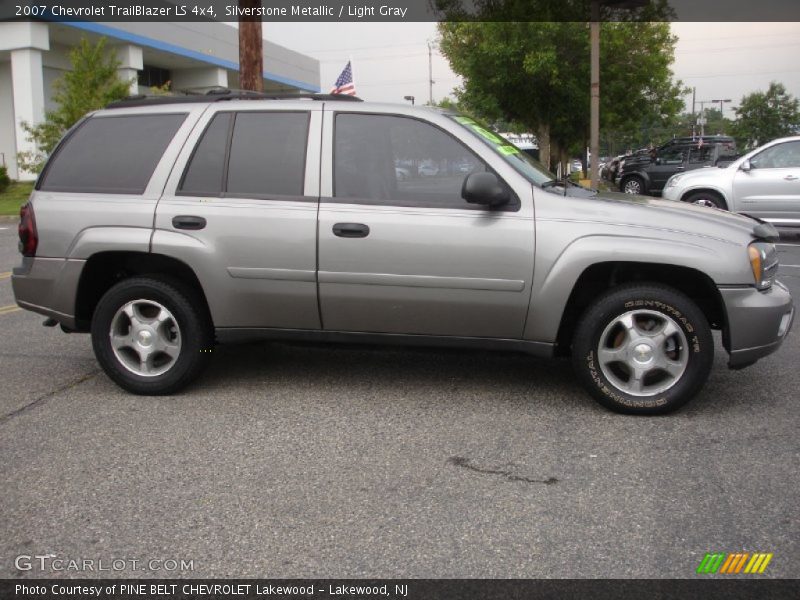 Silverstone Metallic / Light Gray 2007 Chevrolet TrailBlazer LS 4x4