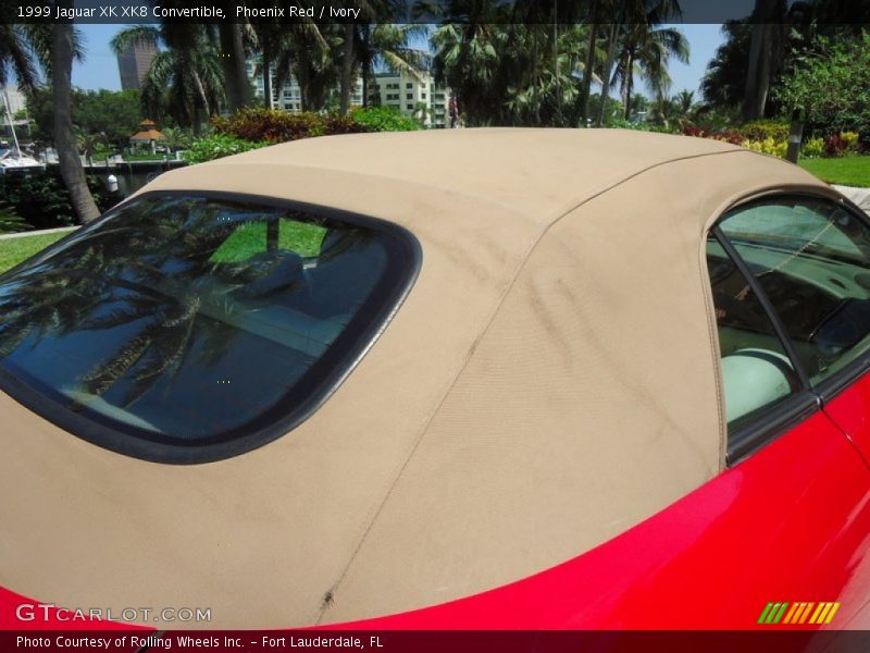 Phoenix Red / Ivory 1999 Jaguar XK XK8 Convertible