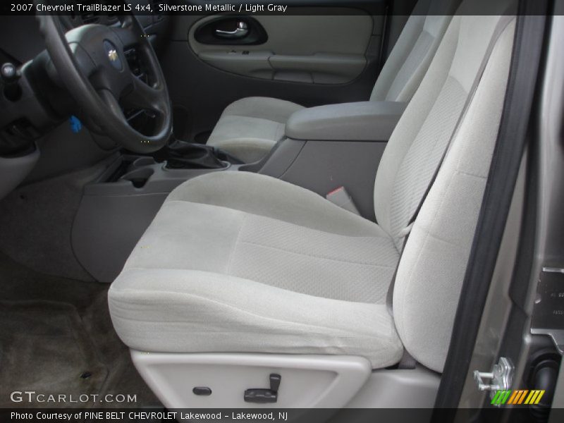 Silverstone Metallic / Light Gray 2007 Chevrolet TrailBlazer LS 4x4