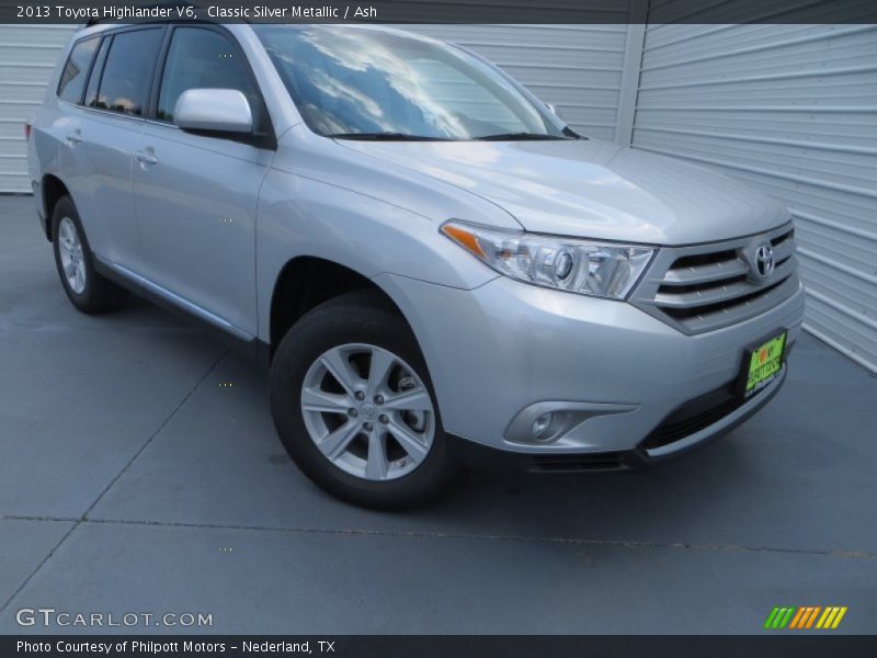 Classic Silver Metallic / Ash 2013 Toyota Highlander V6