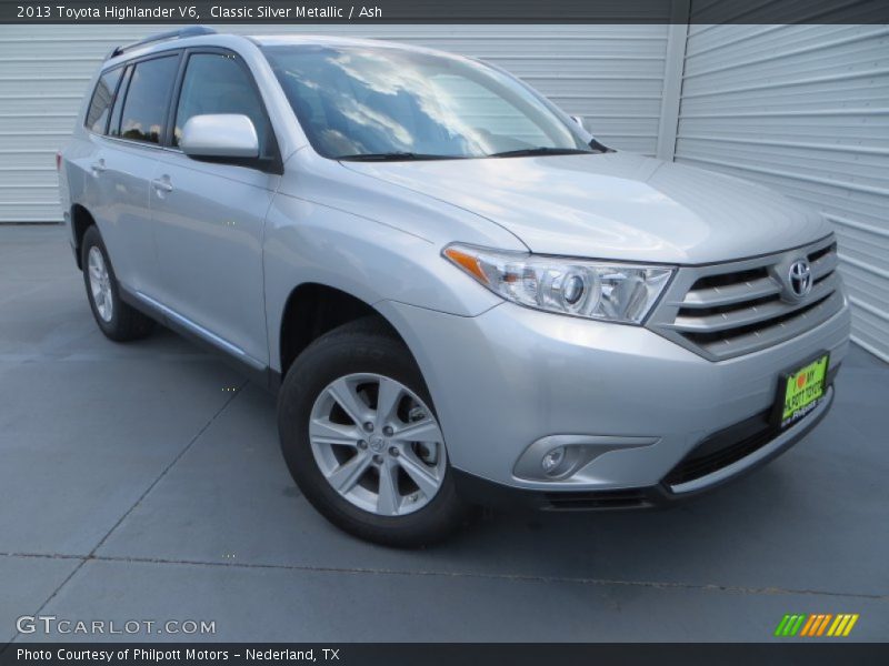 Classic Silver Metallic / Ash 2013 Toyota Highlander V6
