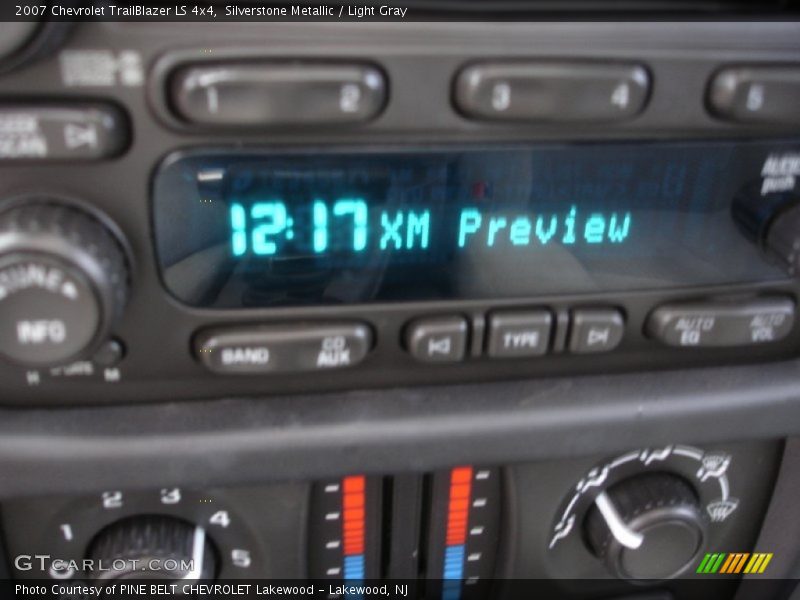Silverstone Metallic / Light Gray 2007 Chevrolet TrailBlazer LS 4x4