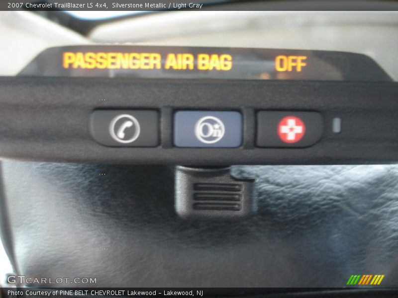 Silverstone Metallic / Light Gray 2007 Chevrolet TrailBlazer LS 4x4