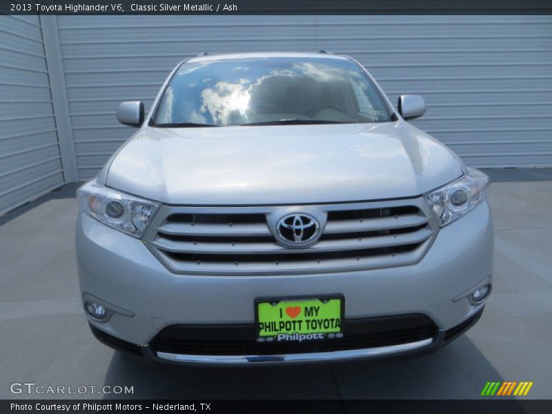 Classic Silver Metallic / Ash 2013 Toyota Highlander V6