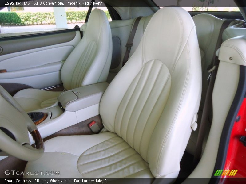 Phoenix Red / Ivory 1999 Jaguar XK XK8 Convertible