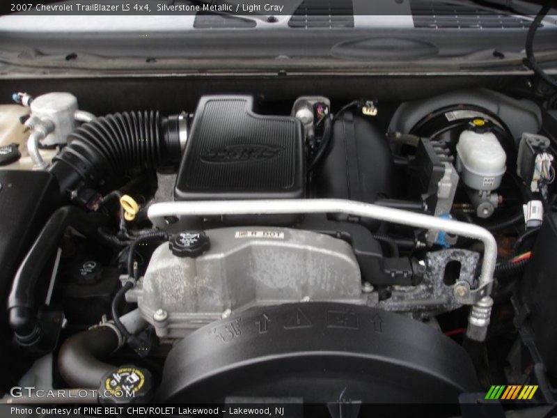 Silverstone Metallic / Light Gray 2007 Chevrolet TrailBlazer LS 4x4