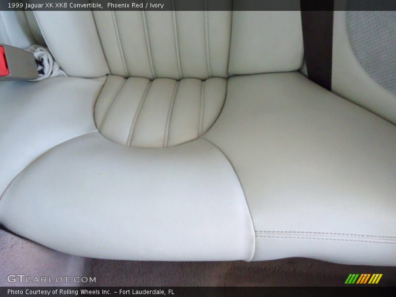 Phoenix Red / Ivory 1999 Jaguar XK XK8 Convertible