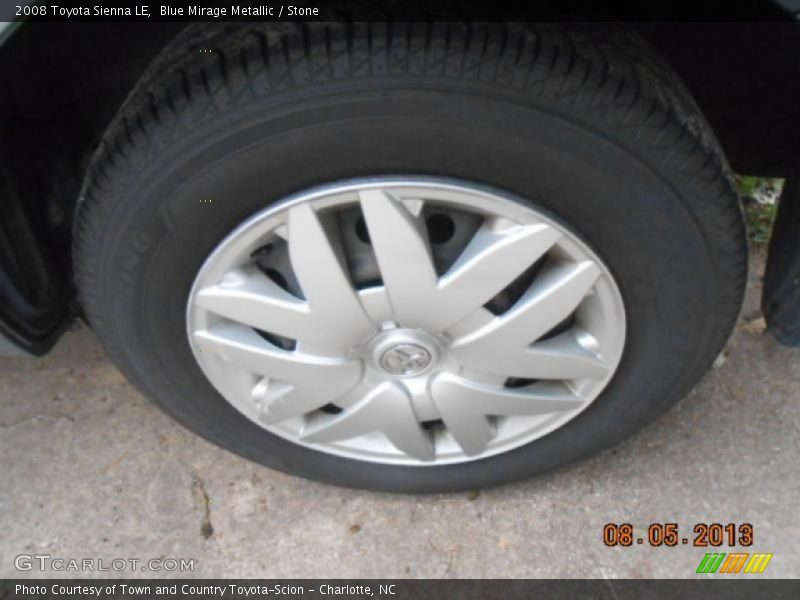 Blue Mirage Metallic / Stone 2008 Toyota Sienna LE