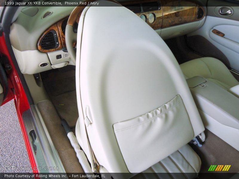 Phoenix Red / Ivory 1999 Jaguar XK XK8 Convertible