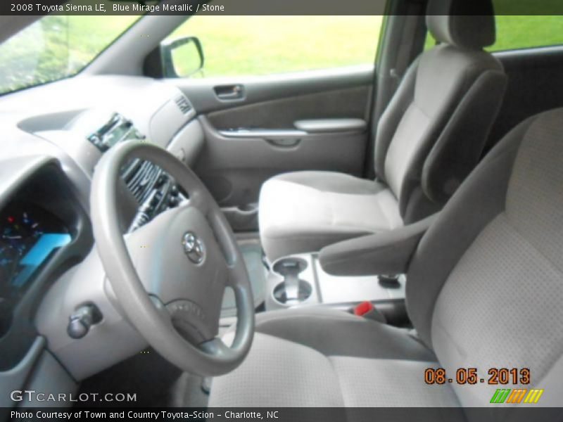 Blue Mirage Metallic / Stone 2008 Toyota Sienna LE
