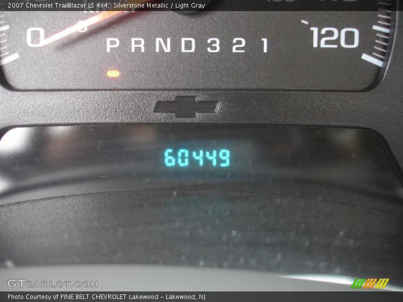Silverstone Metallic / Light Gray 2007 Chevrolet TrailBlazer LS 4x4