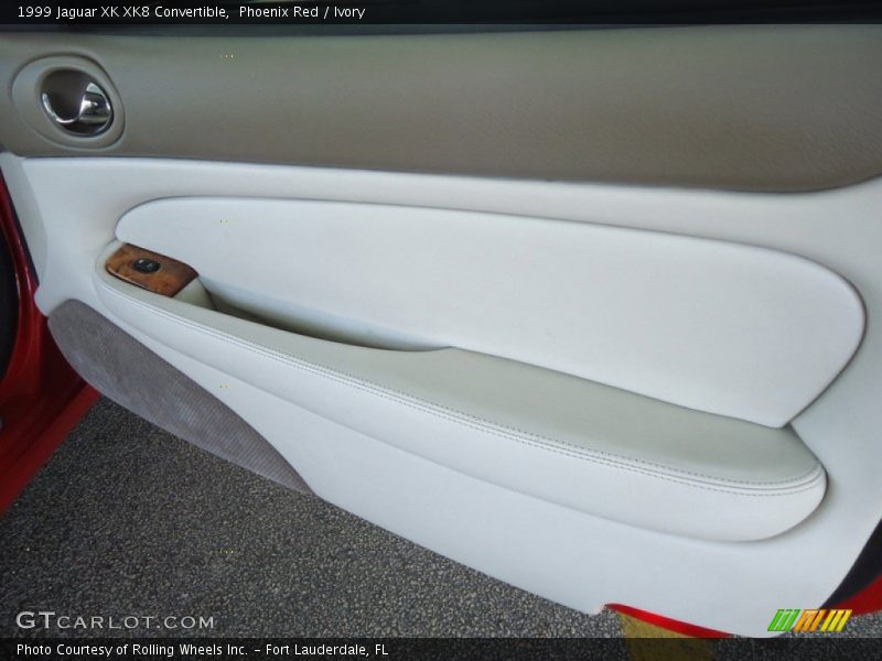 Phoenix Red / Ivory 1999 Jaguar XK XK8 Convertible
