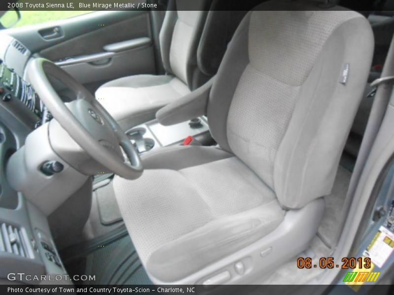 Blue Mirage Metallic / Stone 2008 Toyota Sienna LE