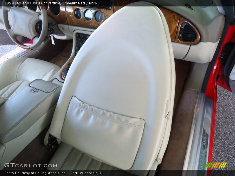 Phoenix Red / Ivory 1999 Jaguar XK XK8 Convertible