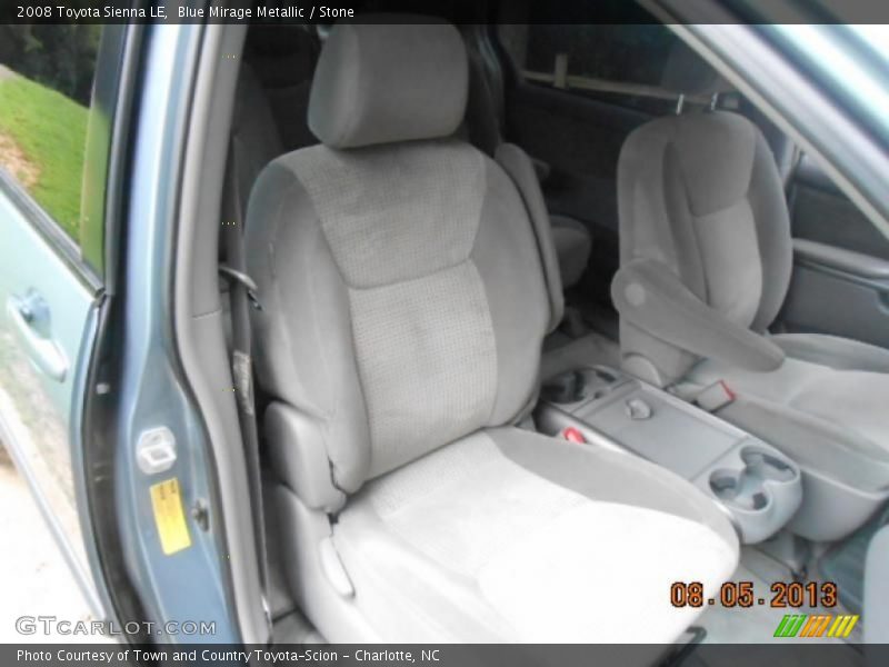 Blue Mirage Metallic / Stone 2008 Toyota Sienna LE