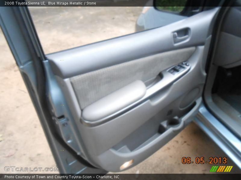 Blue Mirage Metallic / Stone 2008 Toyota Sienna LE