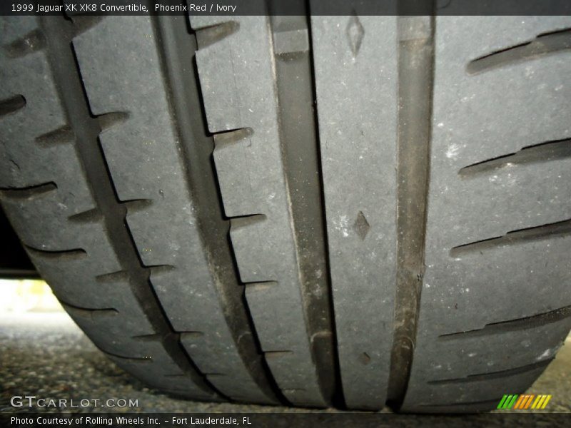 Phoenix Red / Ivory 1999 Jaguar XK XK8 Convertible
