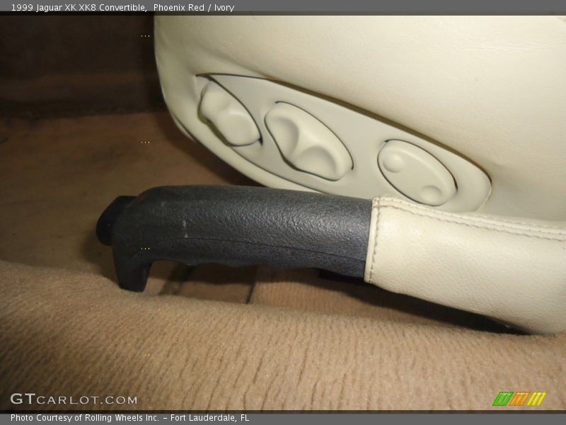 Phoenix Red / Ivory 1999 Jaguar XK XK8 Convertible