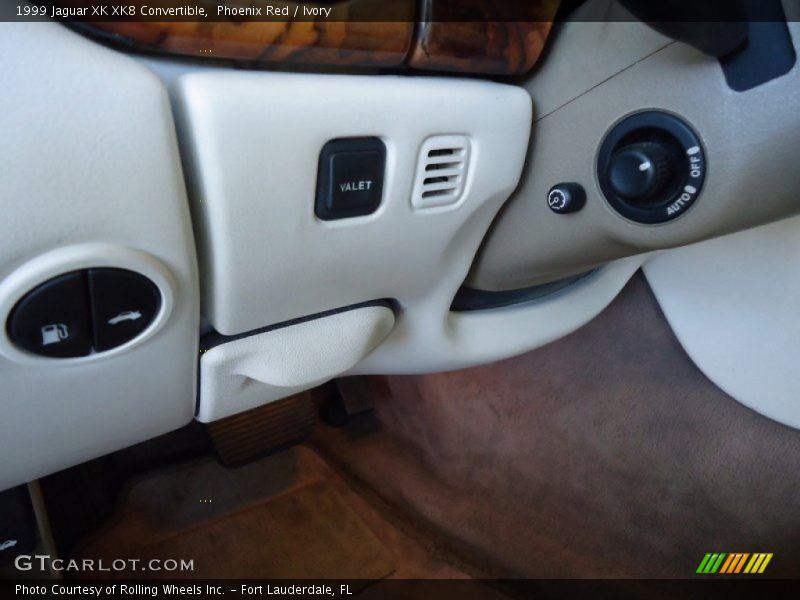 Phoenix Red / Ivory 1999 Jaguar XK XK8 Convertible