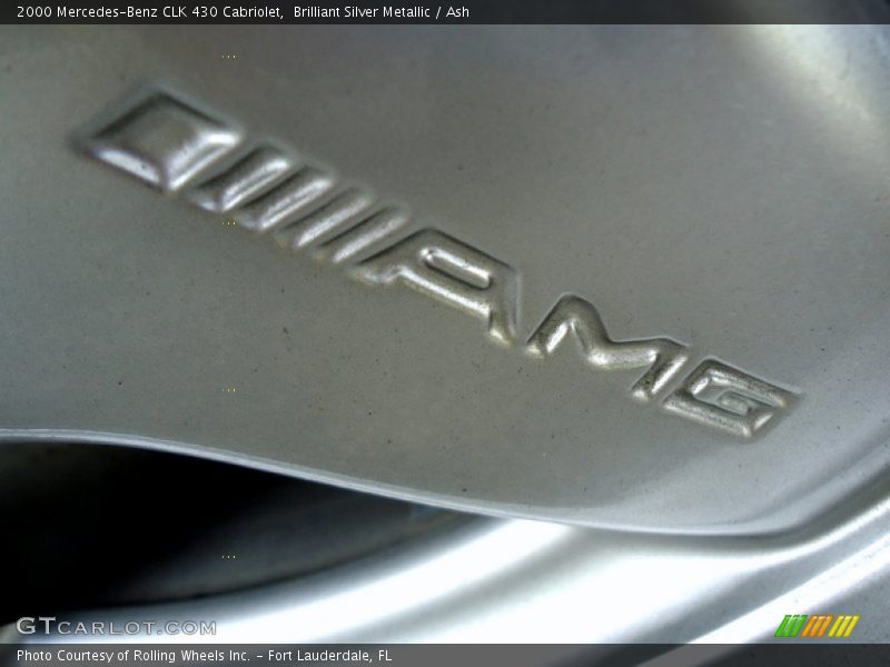 Brilliant Silver Metallic / Ash 2000 Mercedes-Benz CLK 430 Cabriolet