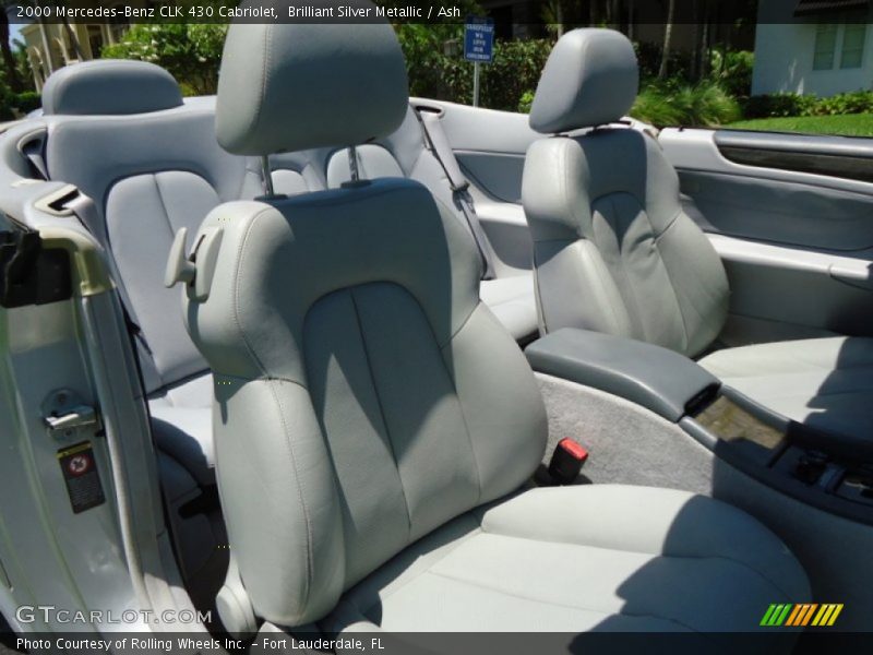 Brilliant Silver Metallic / Ash 2000 Mercedes-Benz CLK 430 Cabriolet