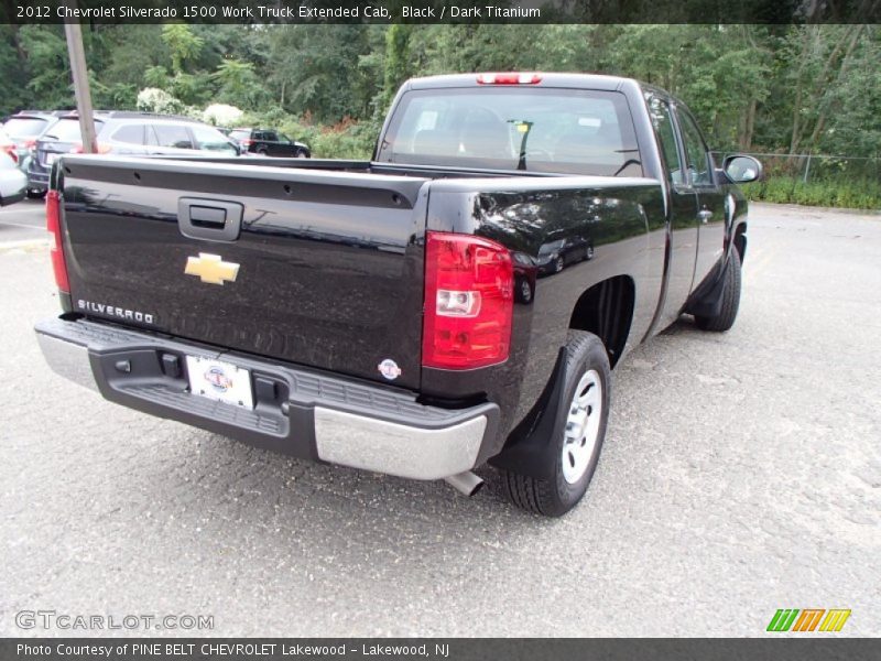 Black / Dark Titanium 2012 Chevrolet Silverado 1500 Work Truck Extended Cab