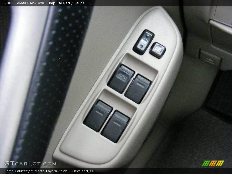 Impulse Red / Taupe 2003 Toyota RAV4 4WD