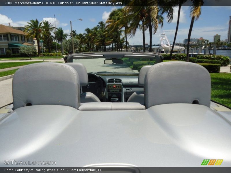 Brilliant Silver Metallic / Ash 2000 Mercedes-Benz CLK 430 Cabriolet