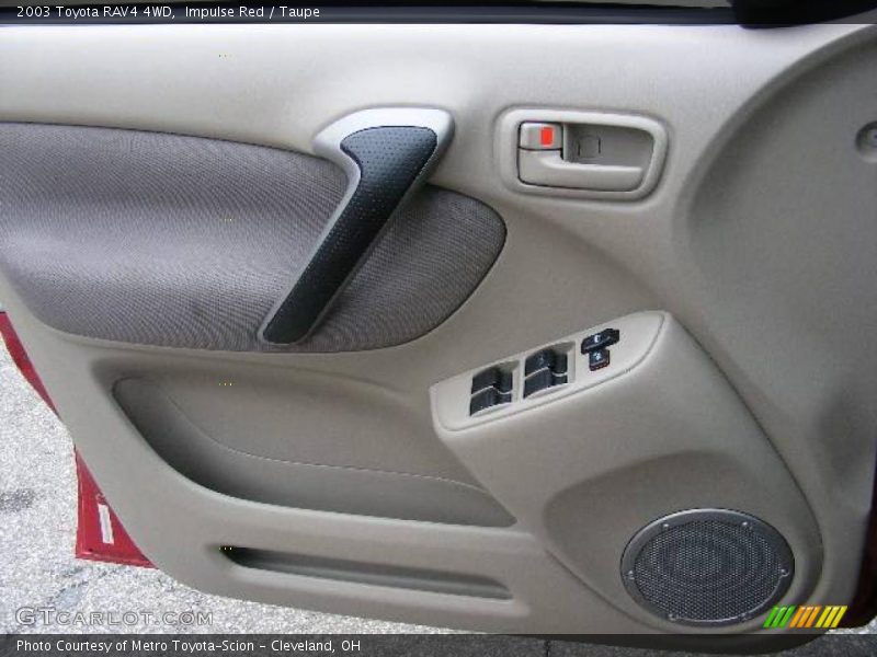 Impulse Red / Taupe 2003 Toyota RAV4 4WD