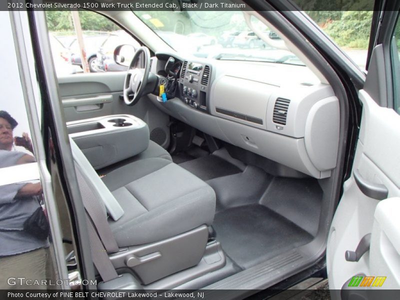 Black / Dark Titanium 2012 Chevrolet Silverado 1500 Work Truck Extended Cab