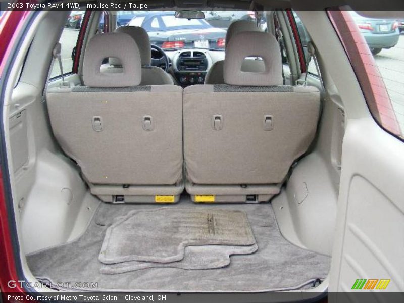 Impulse Red / Taupe 2003 Toyota RAV4 4WD
