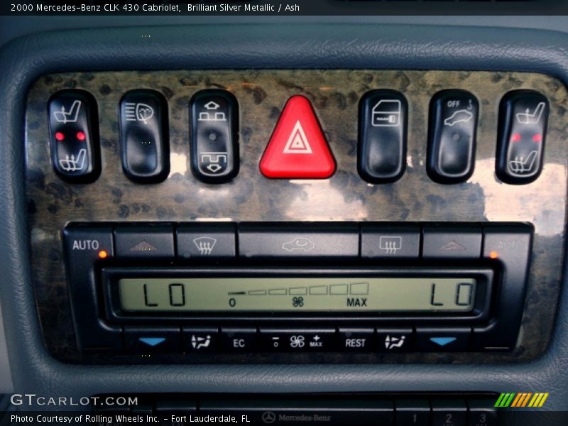 Brilliant Silver Metallic / Ash 2000 Mercedes-Benz CLK 430 Cabriolet