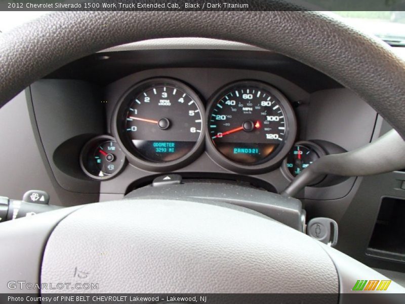 Black / Dark Titanium 2012 Chevrolet Silverado 1500 Work Truck Extended Cab